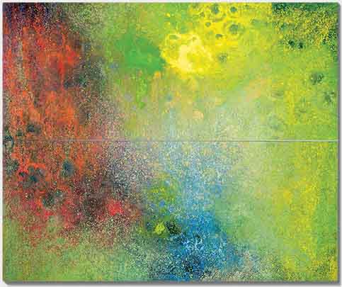 Petra Lemmerz: Imagines 1, 2001, 272 x 322 cm